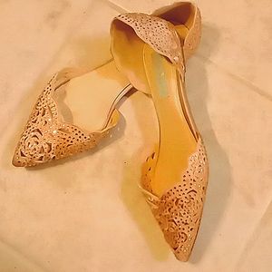 Betsey Johnson, nude color, 7.5